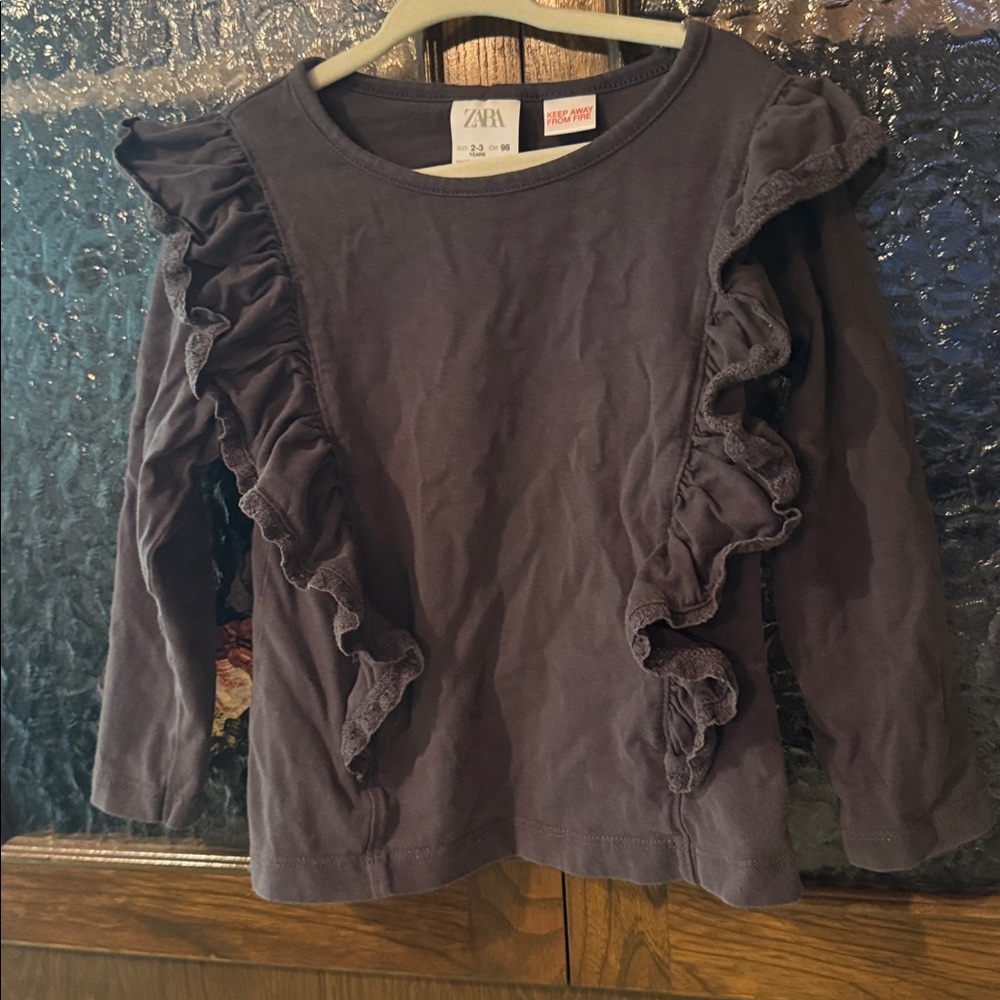 Zara Charcoal Toddler Tee